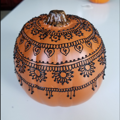 Henna Pumpkin - Orange - Wrap