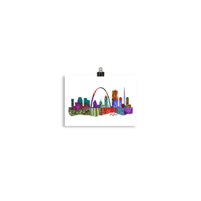 St. Louis Fabric Skyline Print