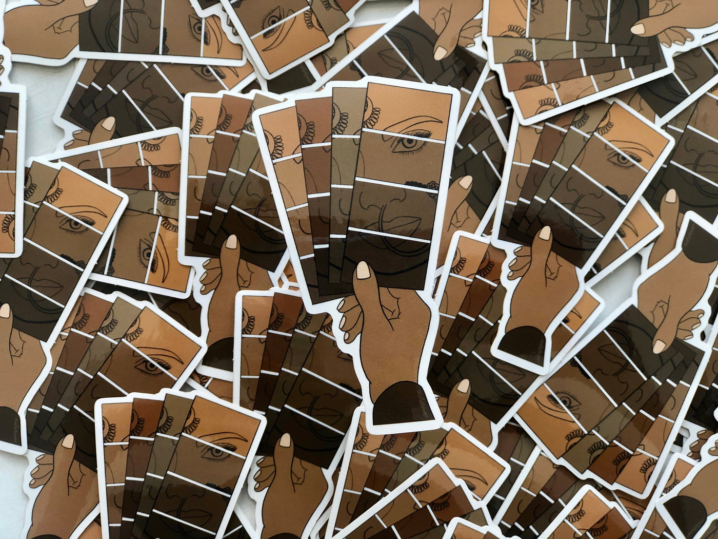 Colorism Paint Chips Sticker