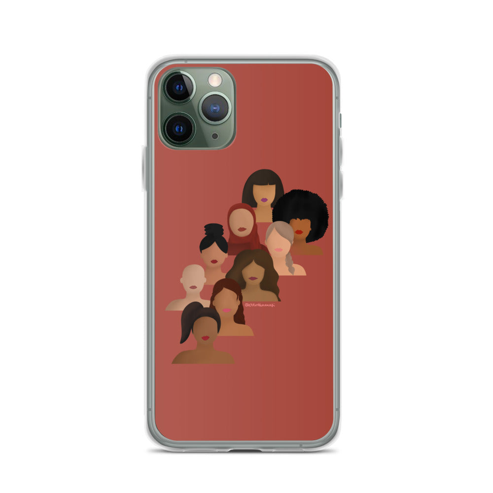 Diverse Women Empowerment Phone Case: iPhone