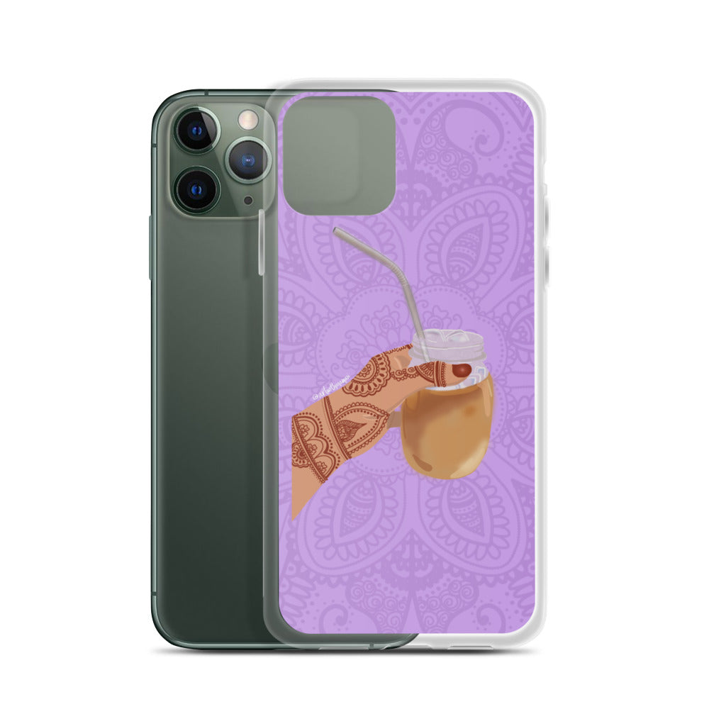 Iced Coffee Mendhi Hands Phone Case: iPhone