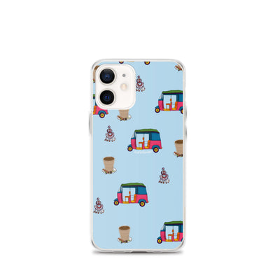 Auto, Earrings, and Chai Blue Phone Case: iPhone