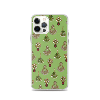 Desi Earrings Green Phone Case: iPhone