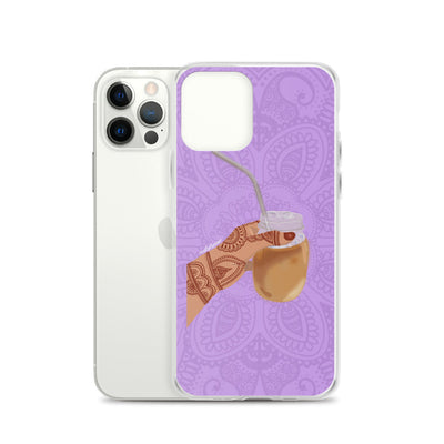 Iced Coffee Mendhi Hands Phone Case: iPhone