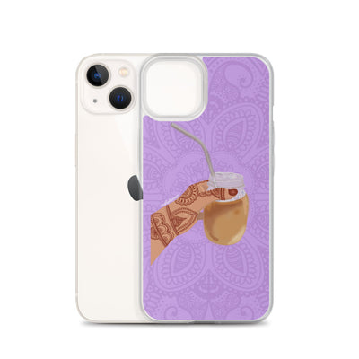 Iced Coffee Mendhi Hands Phone Case: iPhone