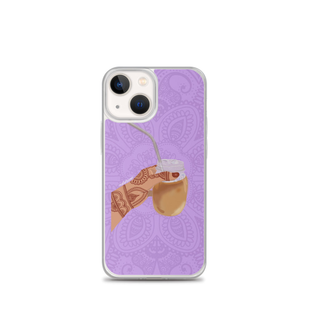 Iced Coffee Mendhi Hands Phone Case: iPhone