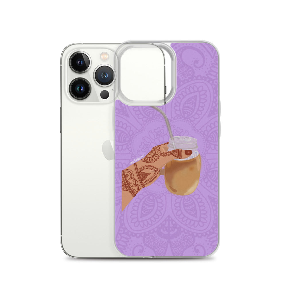 Iced Coffee Mendhi Hands Phone Case: iPhone