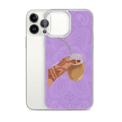 Iced Coffee Mendhi Hands Phone Case: iPhone