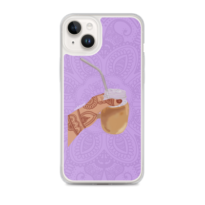 Iced Coffee Mendhi Hands Phone Case: iPhone