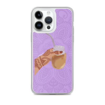 Iced Coffee Mendhi Hands Phone Case: iPhone