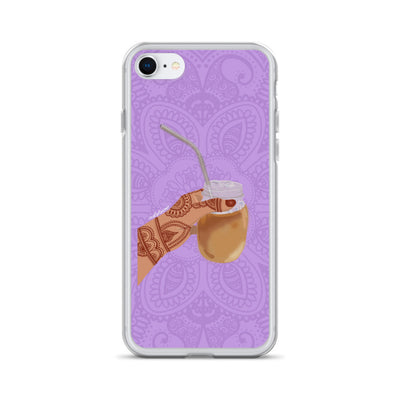 Iced Coffee Mendhi Hands Phone Case: iPhone