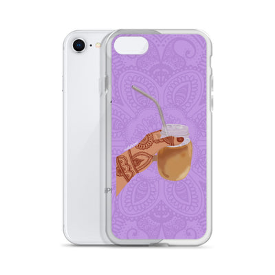 Iced Coffee Mendhi Hands Phone Case: iPhone