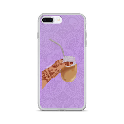 Iced Coffee Mendhi Hands Phone Case: iPhone