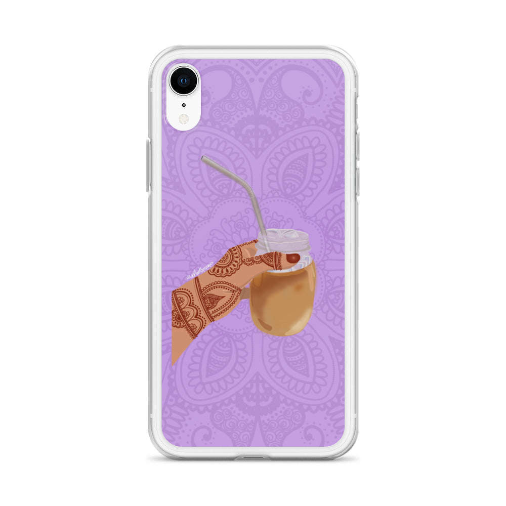 Iced Coffee Mendhi Hands Phone Case: iPhone