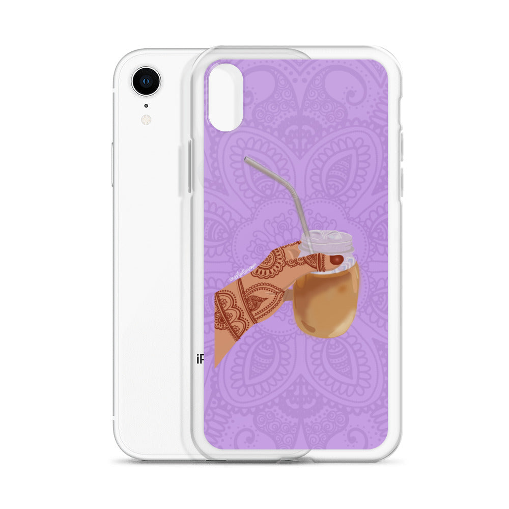 Iced Coffee Mendhi Hands Phone Case: iPhone