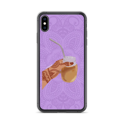 Iced Coffee Mendhi Hands Phone Case: iPhone