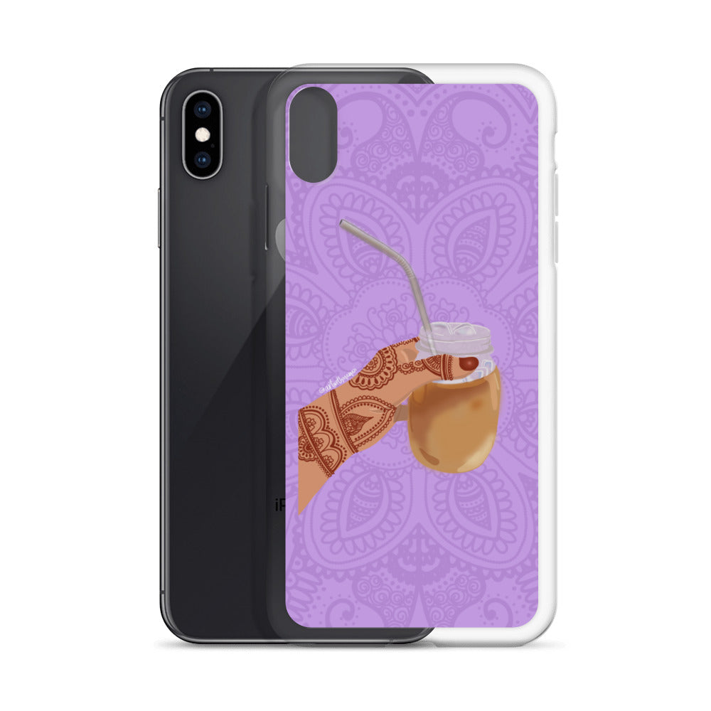 Iced Coffee Mendhi Hands Phone Case: iPhone