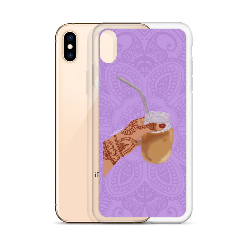 Iced Coffee Mendhi Hands Phone Case: iPhone