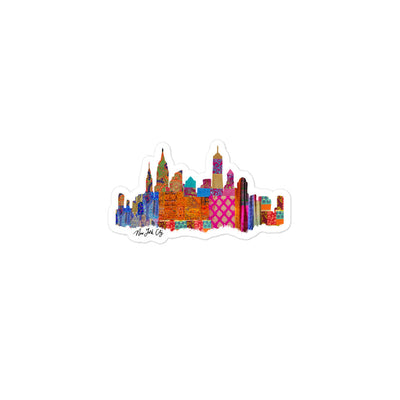 NYC Fabric Skyline Stickers