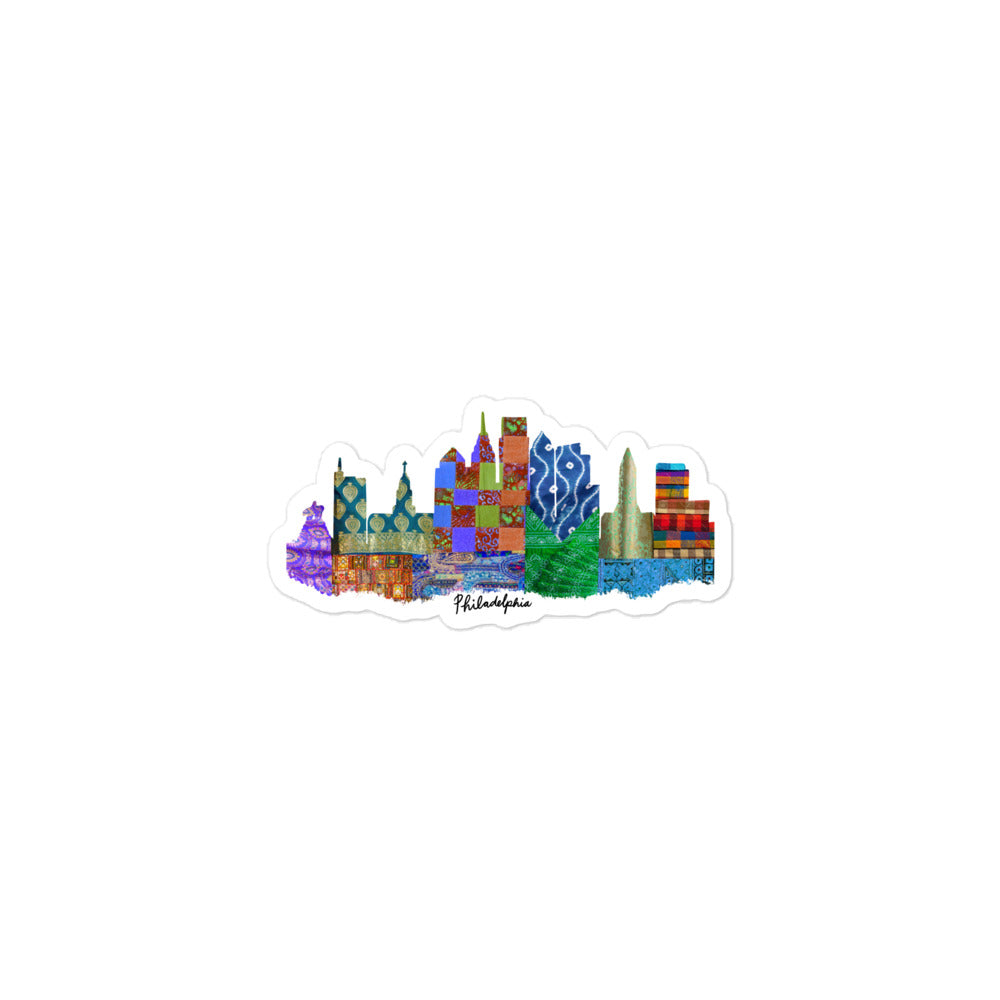 Philadelphia Fabric Skyline Stickers