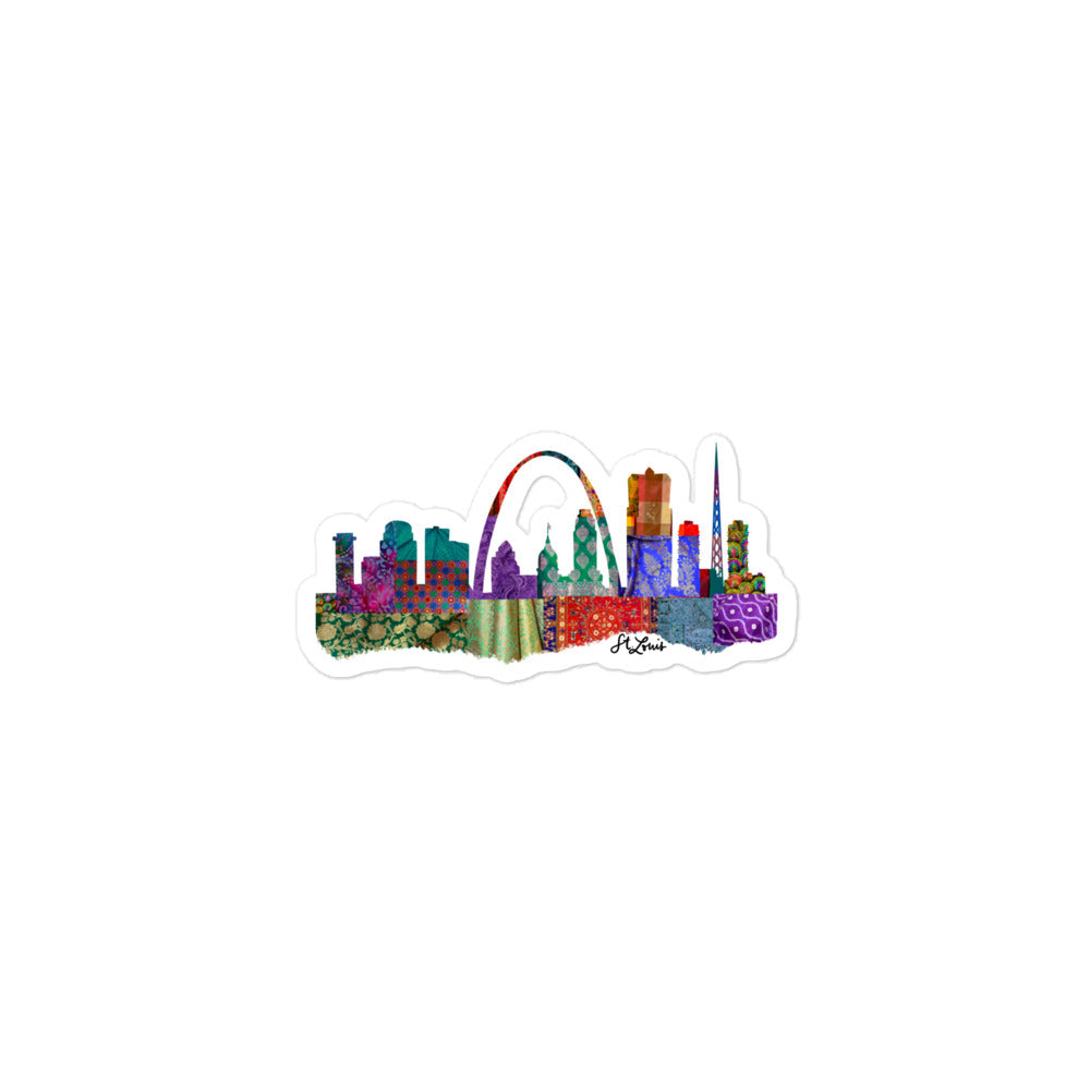 St. Louis Fabric Skyline Stickers