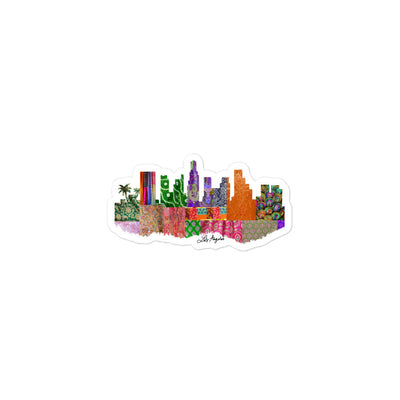 Los Angeles Fabric Skyline Stickers