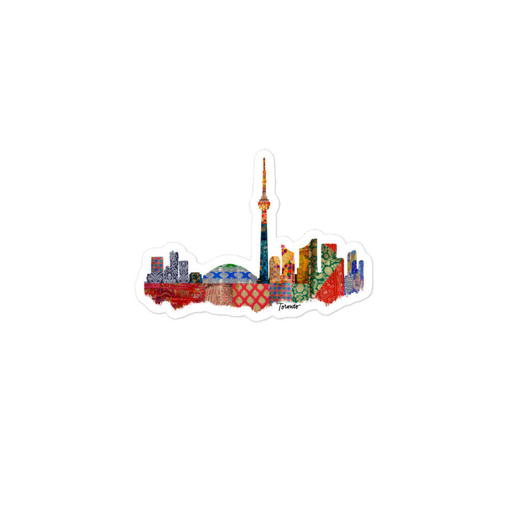 Toronto Fabric Skyline Stickers