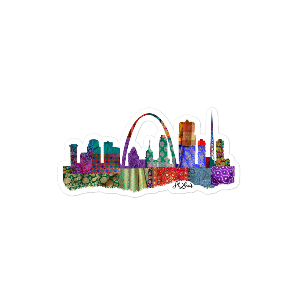 St. Louis Fabric Skyline Stickers