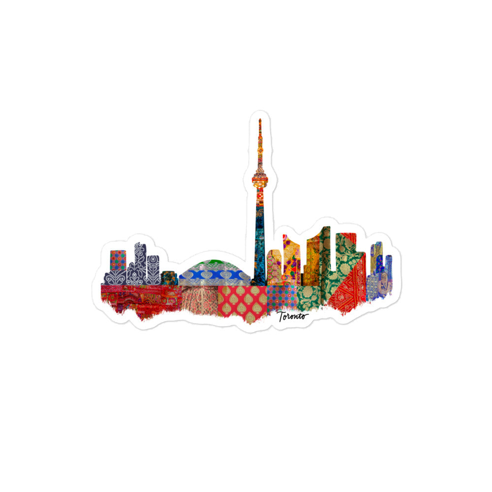 Toronto Fabric Skyline Stickers