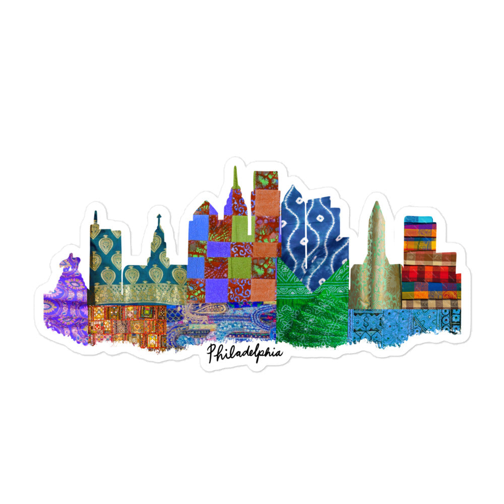 Philadelphia Fabric Skyline Stickers