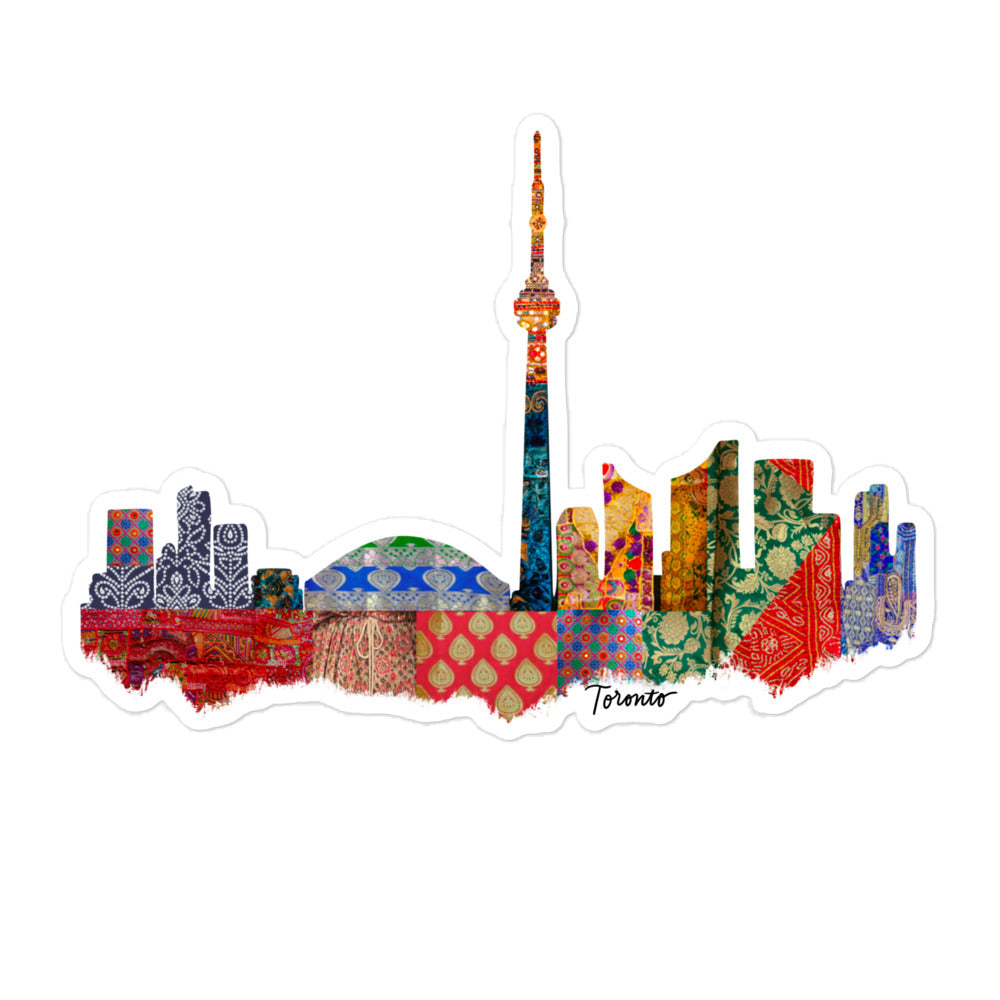 Toronto Fabric Skyline Stickers