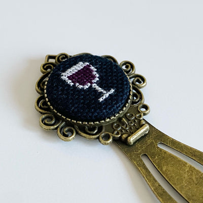 Custom Embroidered Metal Clip Bookmark (100% of Proceeds Donated)