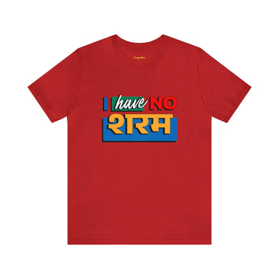 No शरम Graphic T-shirt