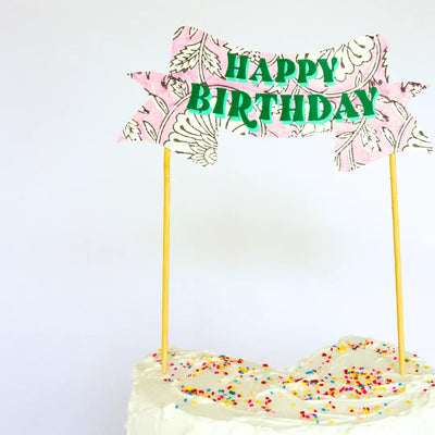 Happy Birthday Cake Topper