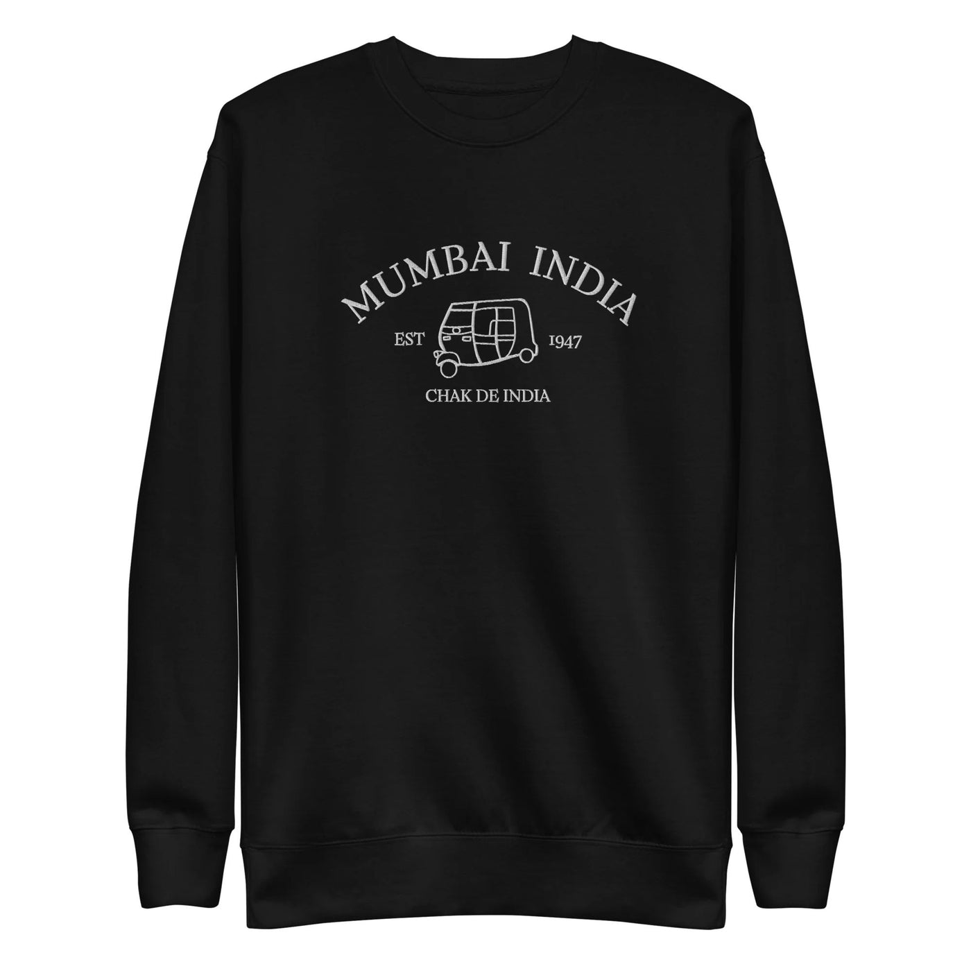 Embroidered Rickshaw Crewneck