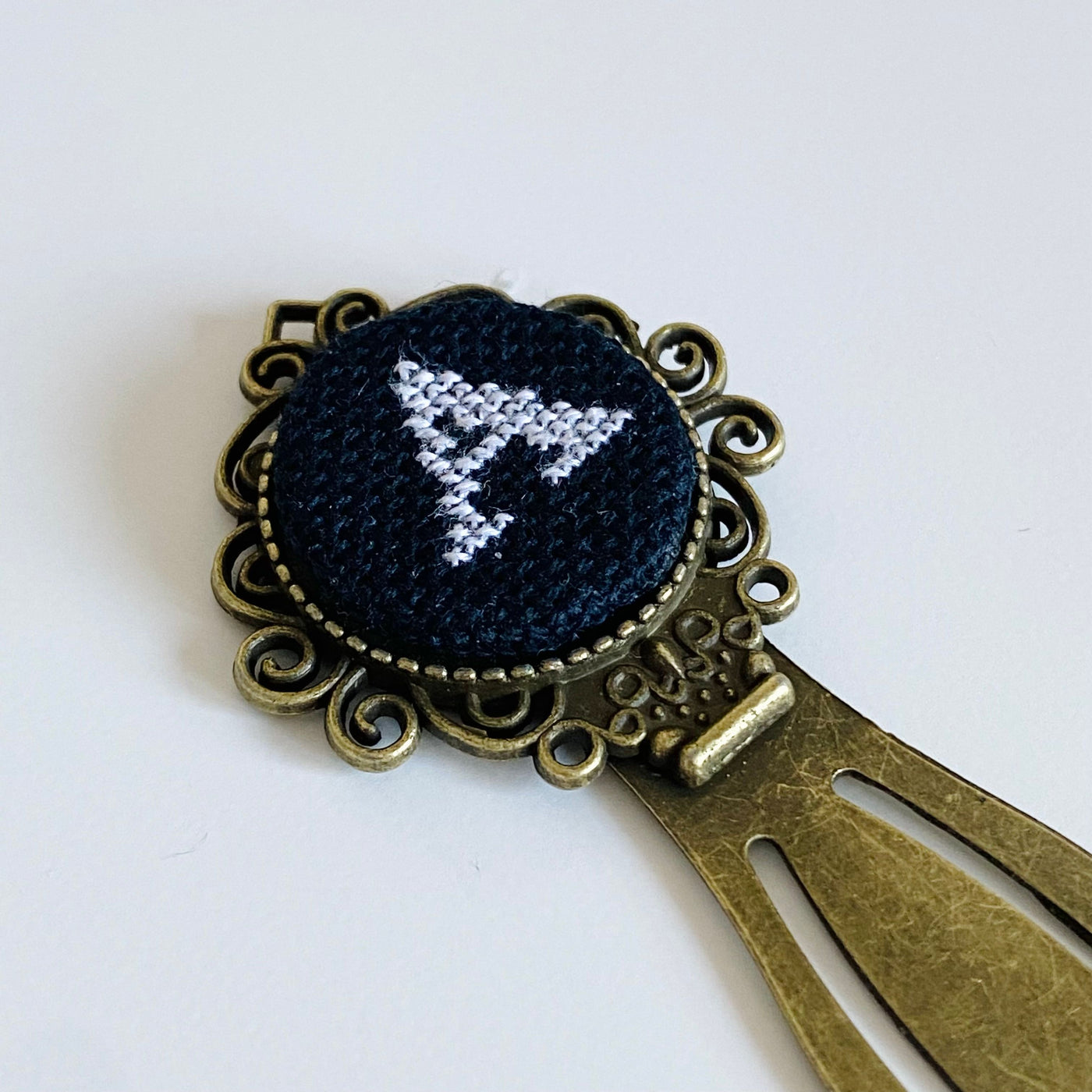 Custom Embroidered Metal Clip Bookmark (100% of Proceeds Donated)