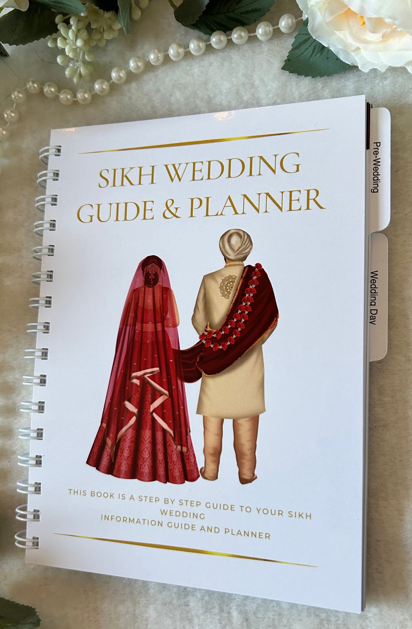 Sikh Wedding Guide & Planner- White