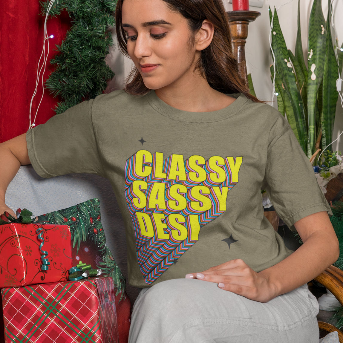 Classy Sassy Desi Graphic T-shirt