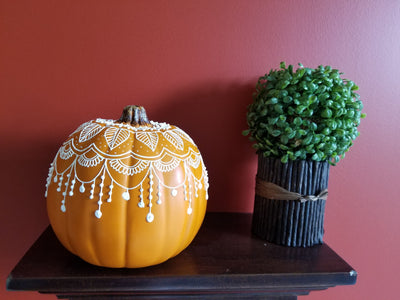 Henna Pumpkin - Orange - Leaf