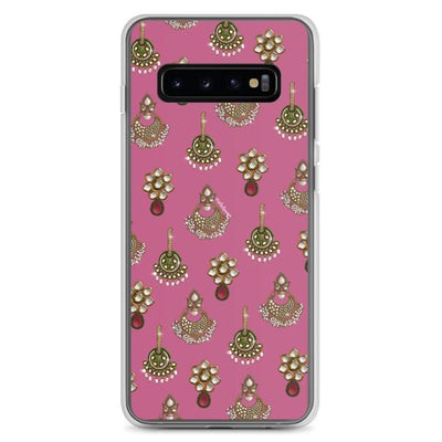 Desi Earrings Pink Phone Case: Samsung