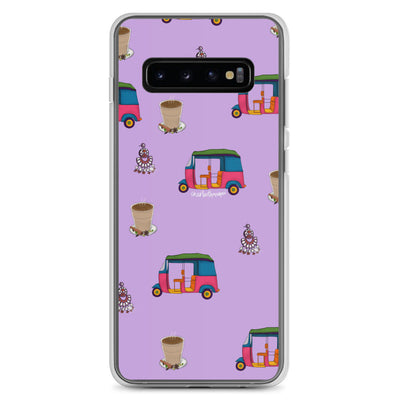 Auto, Earrings, and Chai Purple Phone Case: Samsung