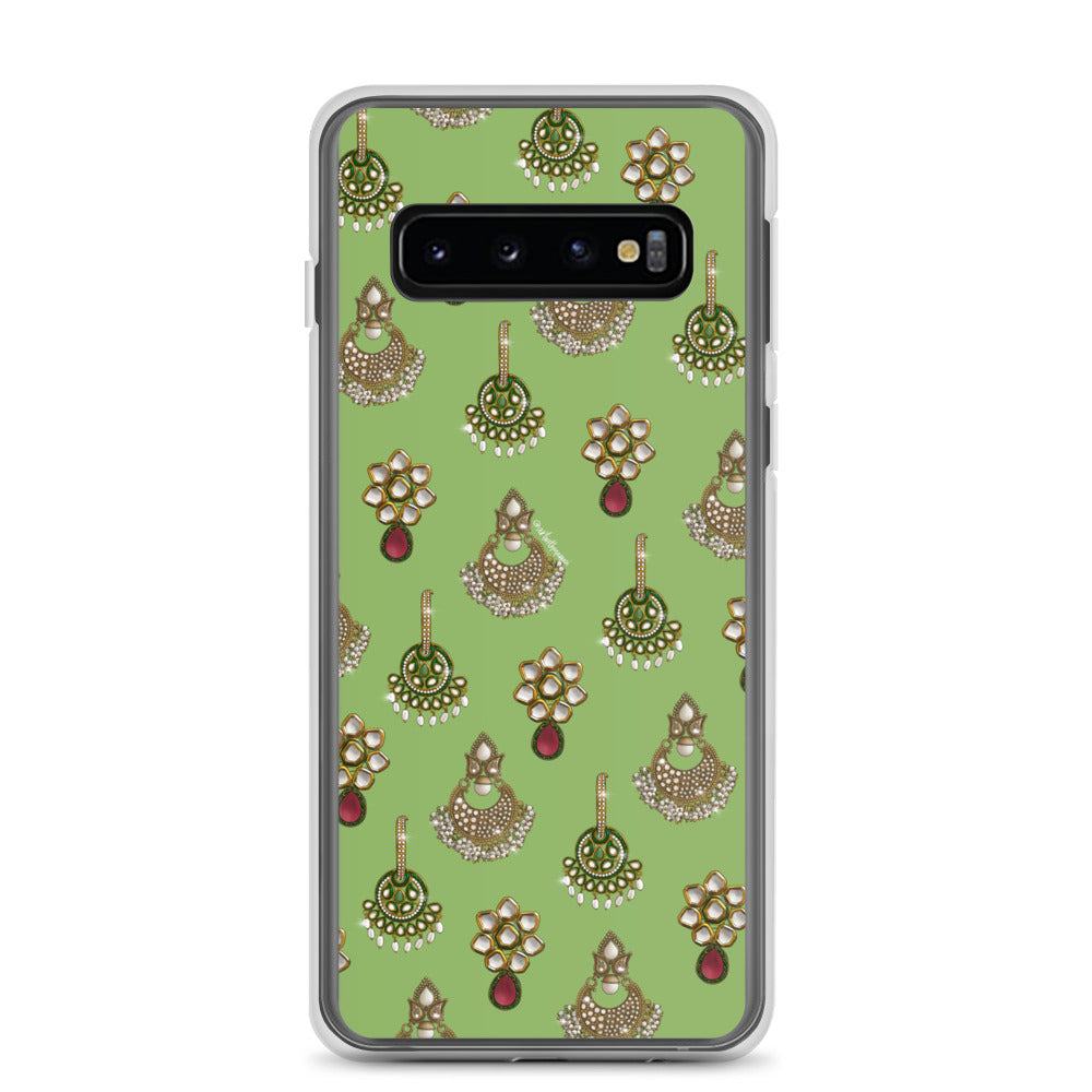 Desi Earrings Green Phone Case: Samsung