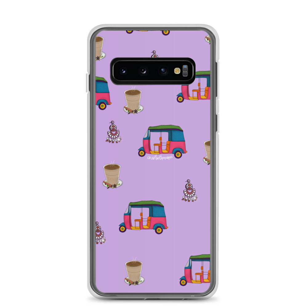 Auto, Earrings, and Chai Purple Phone Case: Samsung