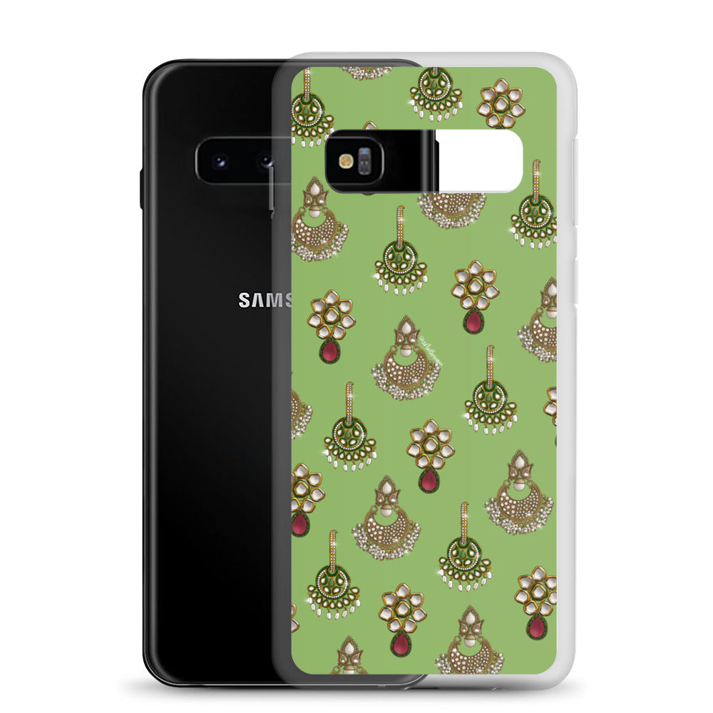 Desi Earrings Green Phone Case: Samsung