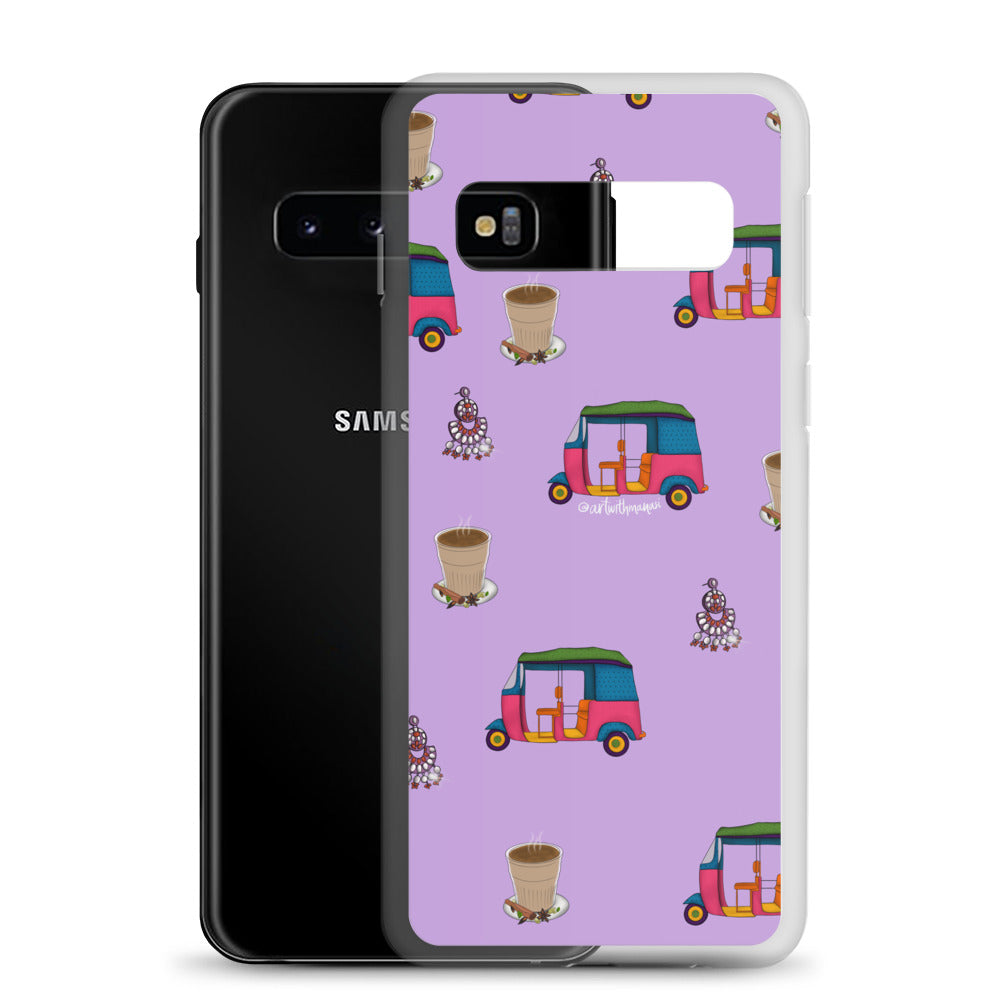 Auto, Earrings, and Chai Purple Phone Case: Samsung