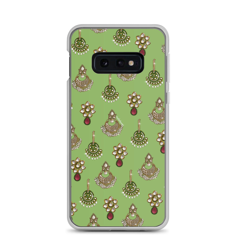 Desi Earrings Green Phone Case: Samsung