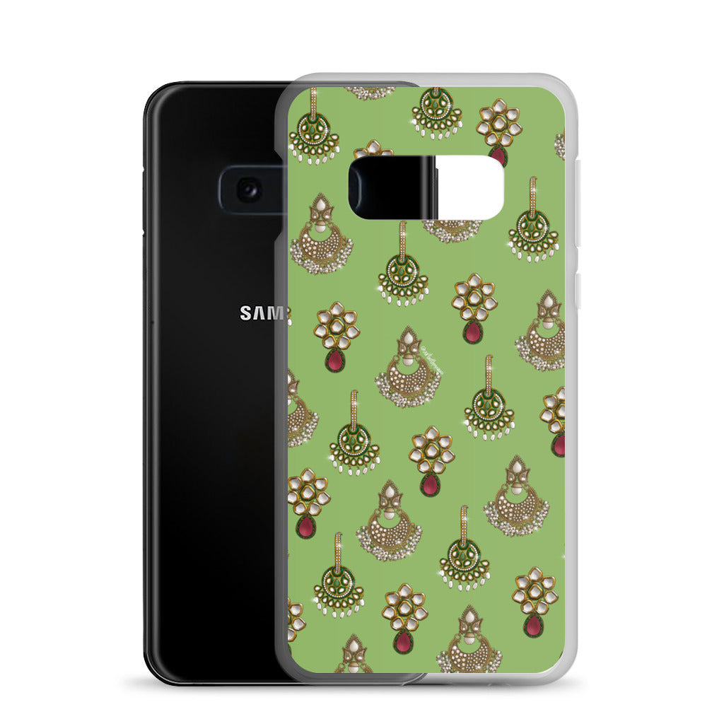 Desi Earrings Green Phone Case: Samsung