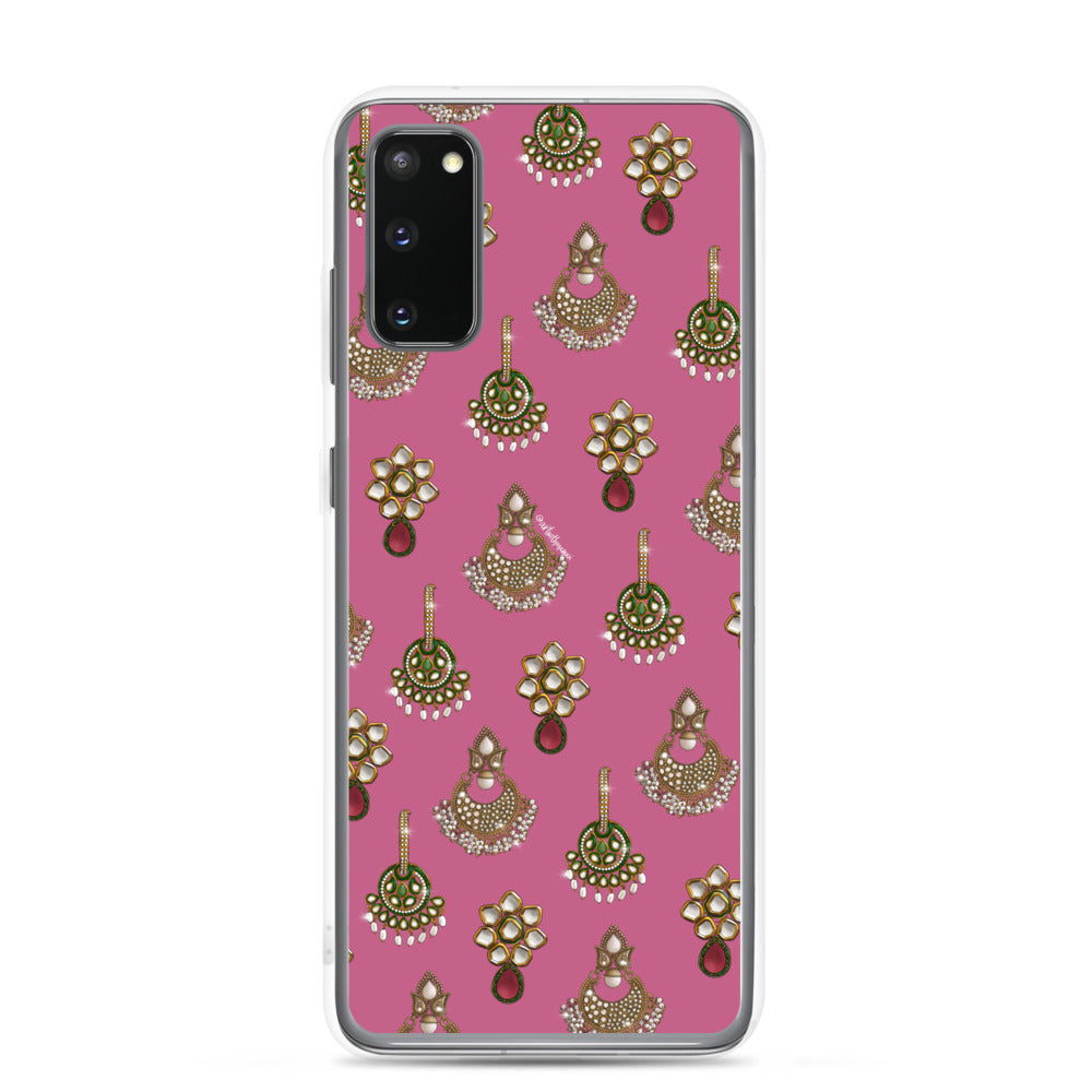 Desi Earrings Pink Phone Case: Samsung