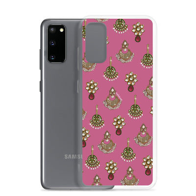 Desi Earrings Pink Phone Case: Samsung