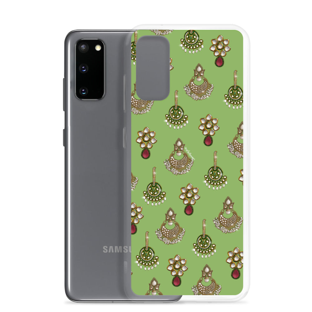 Desi Earrings Green Phone Case: Samsung